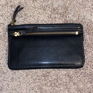 Black Leather Fossil Wallet